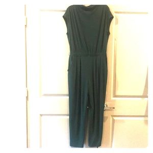 Hunter green ladies jumpsuit
